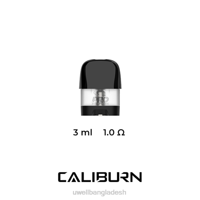 UWELL Dhaka - UWELL CALIBURN X প্রতিস্থাপন শুঁটি | ২ প্যাকেট 1.0ohm 02PJ47