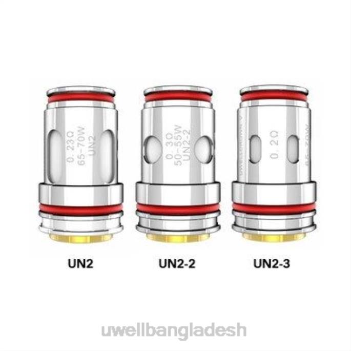 UWELL Dhaka - UWELL CROWN V কুণ্ডলী | 4-প্যাক un2 জালযুক্ত 0.23ohm 02PJ67