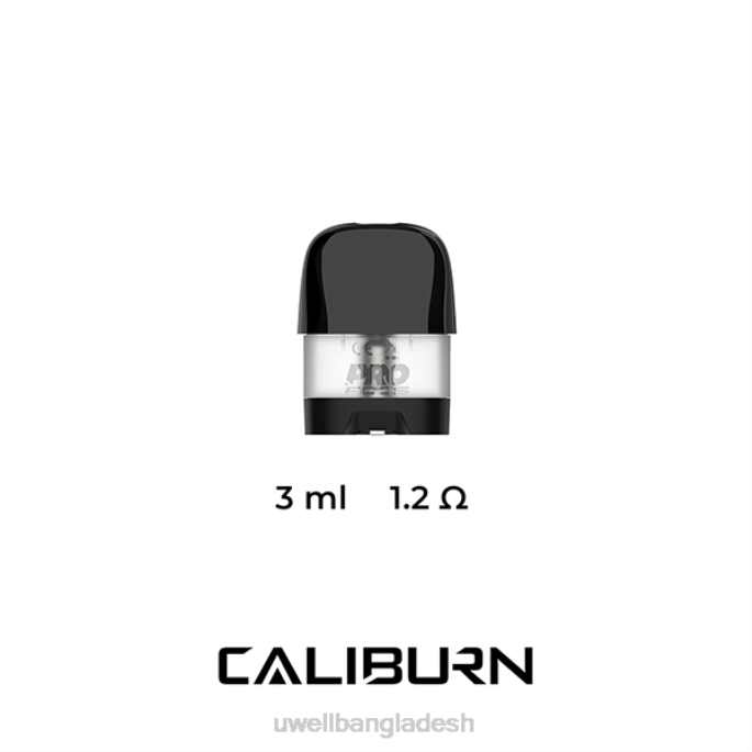 UWELL online shop - UWELL CALIBURN X প্রতিস্থাপন শুঁটি | ২ প্যাকেট 1.2 ওহম 02PJ48