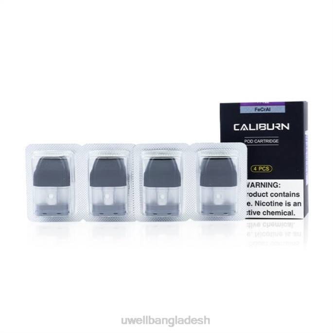 UWELL vape kit - UWELL CALIBURN প্রতিস্থাপন পড কার্তুজ 4-প্যাক 02PJ35